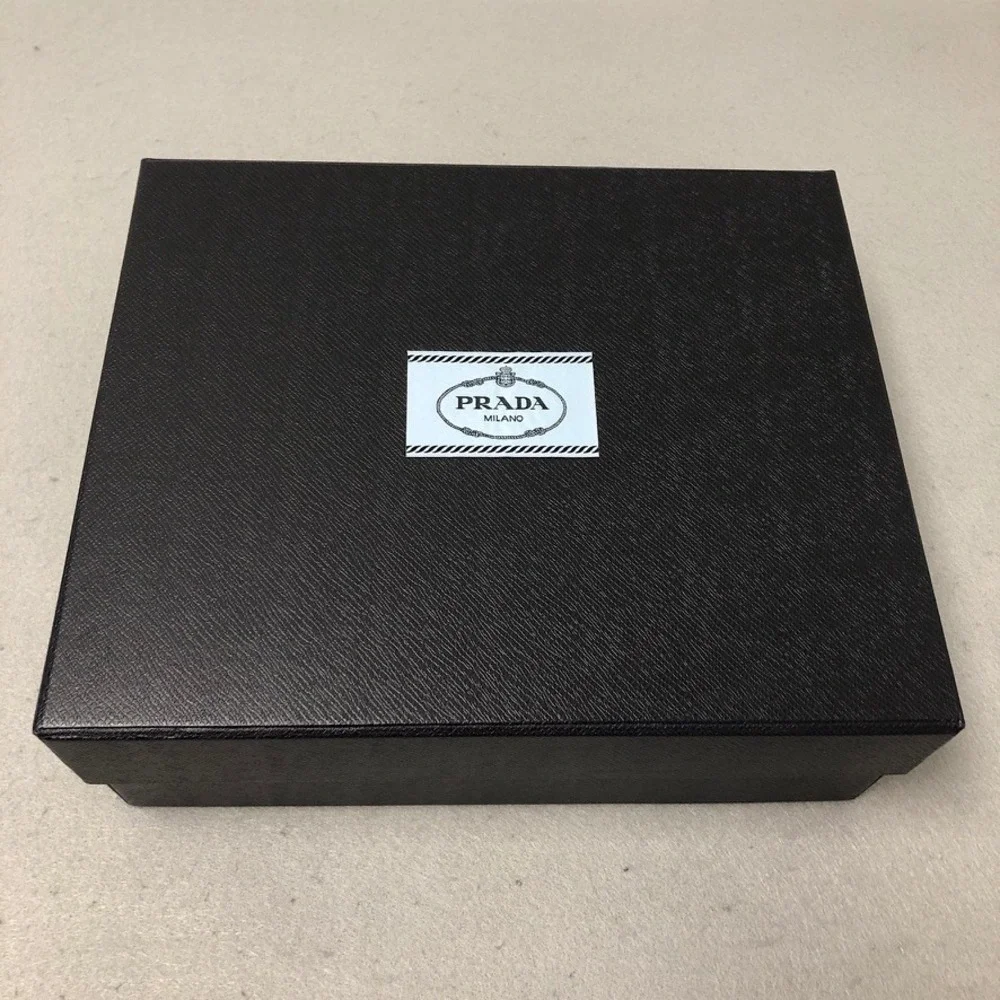 Prada Packaging Set OS Black White Authentic Luxury Storage Accessories 10x12x4